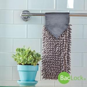 Chenille Hand Towel in Graphite