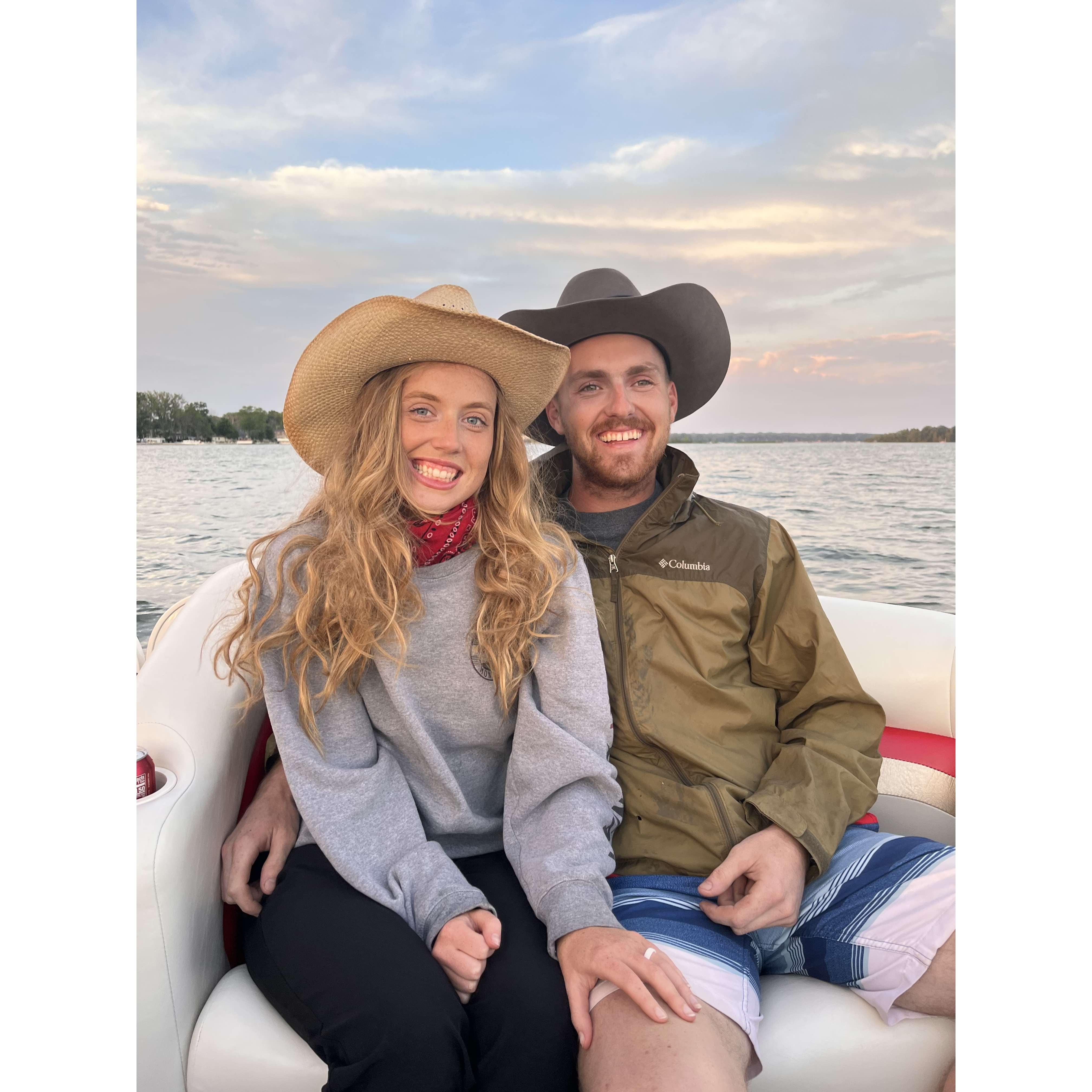 4th of July on the lake with the Lawrence family!