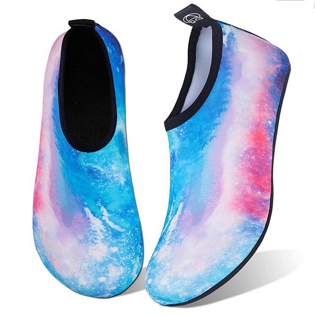 Water Shoes for Womens Mens Barefoot Quick-Dry Aqua Socks for Beach Swim Surf Yoga Exercise New Translucent Color Soles