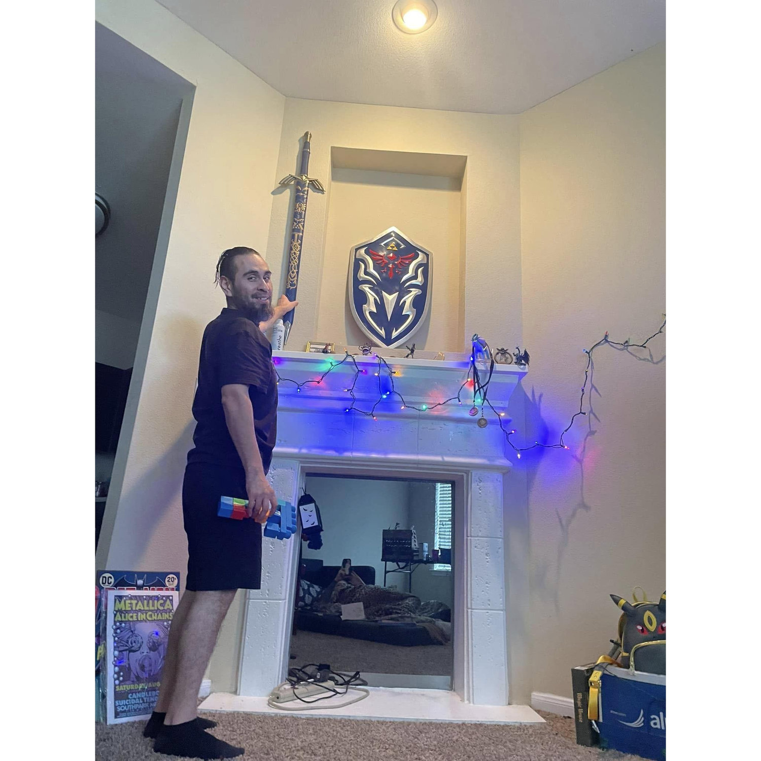 Hanging up our geek display