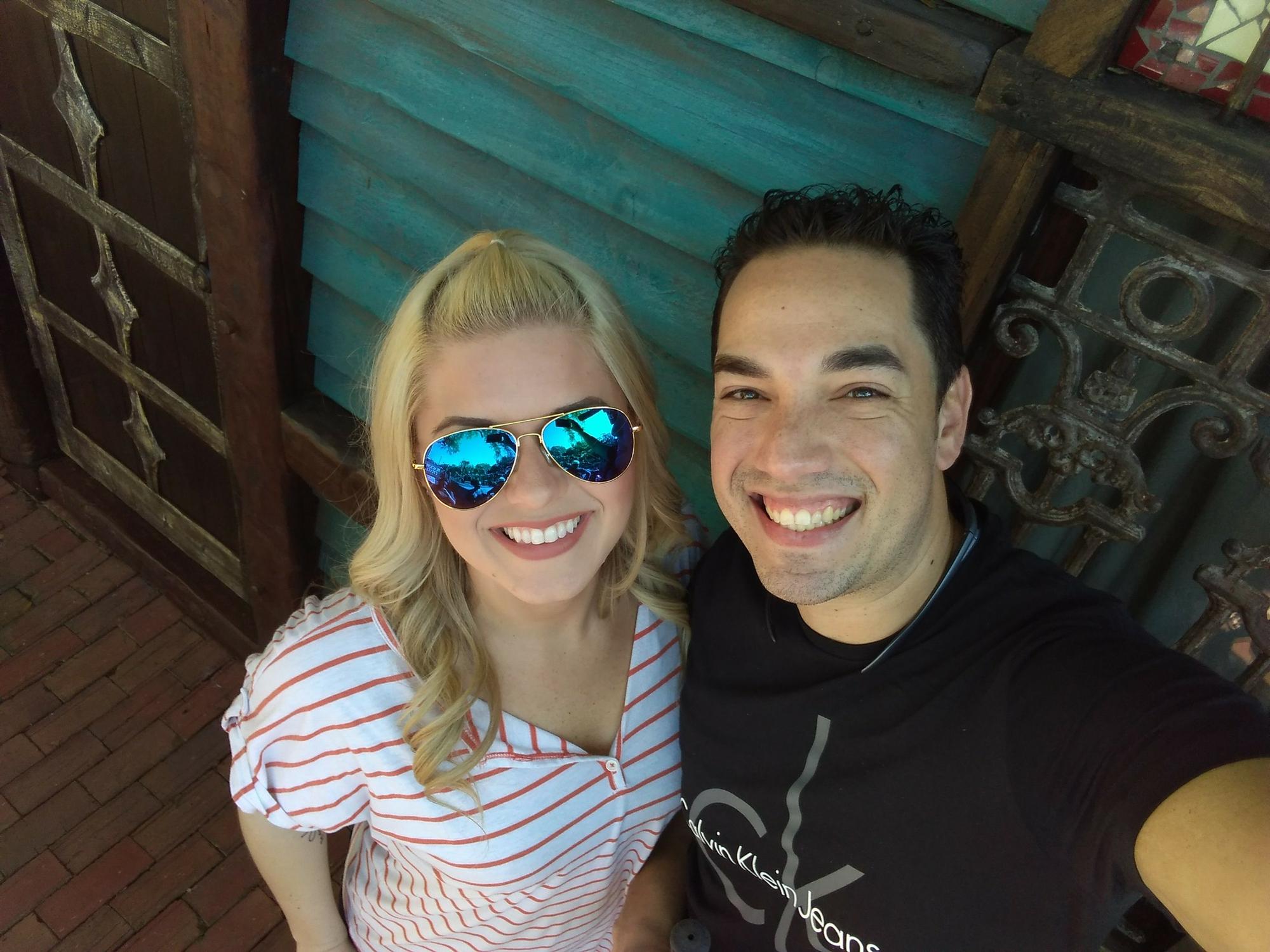 Fun Fact: This photo was taken just hours before our first kiss!
Orlando, FL