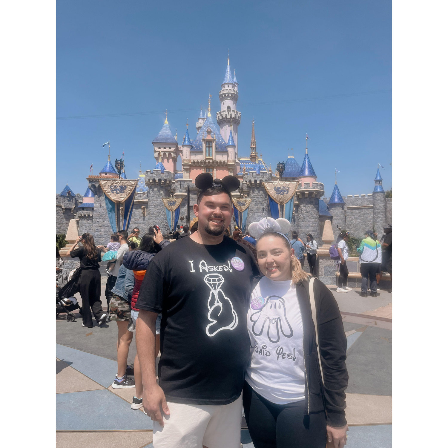 Our first trip to Disneyland together