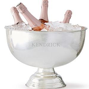 Celebration Wine Bowl - Mrs. Eaves - Style 566 Font - Large - Silver