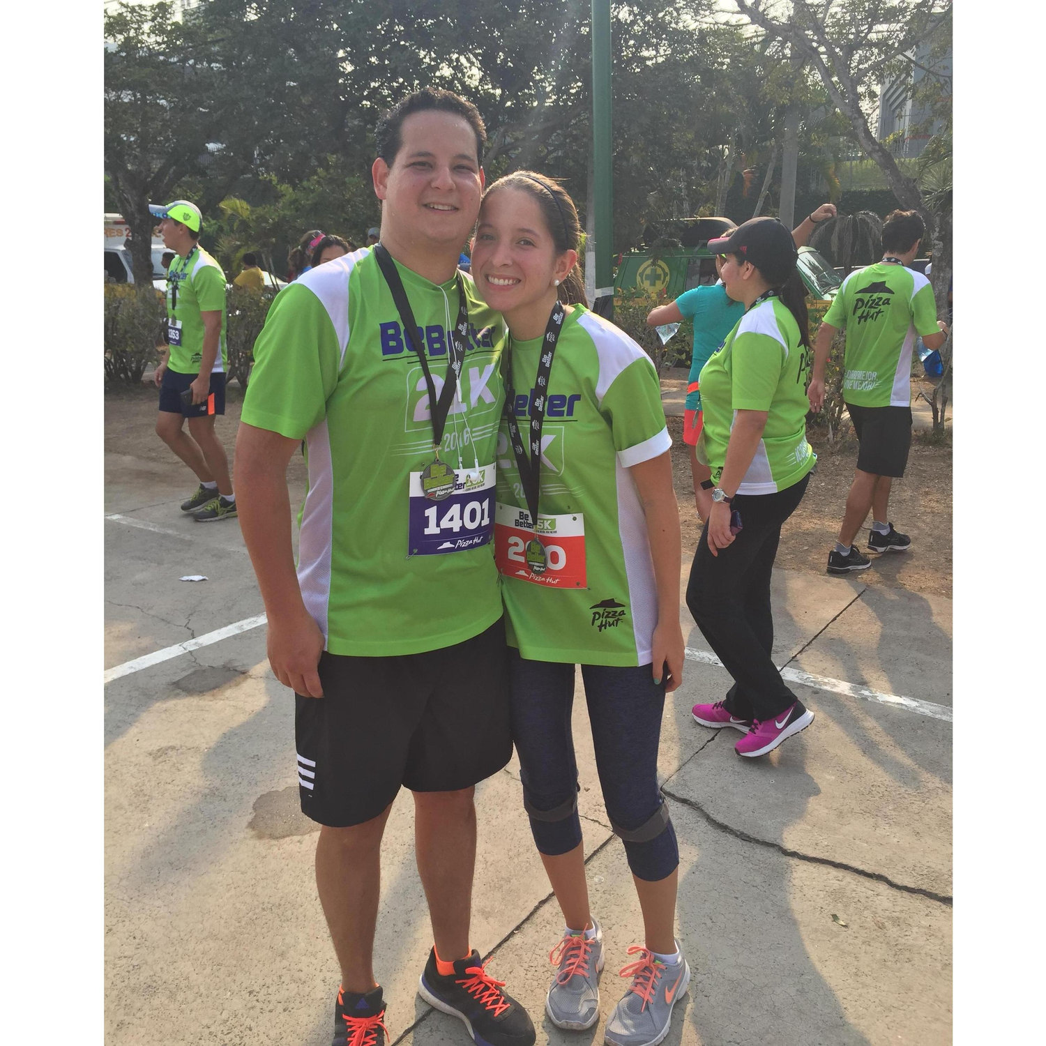 First run together