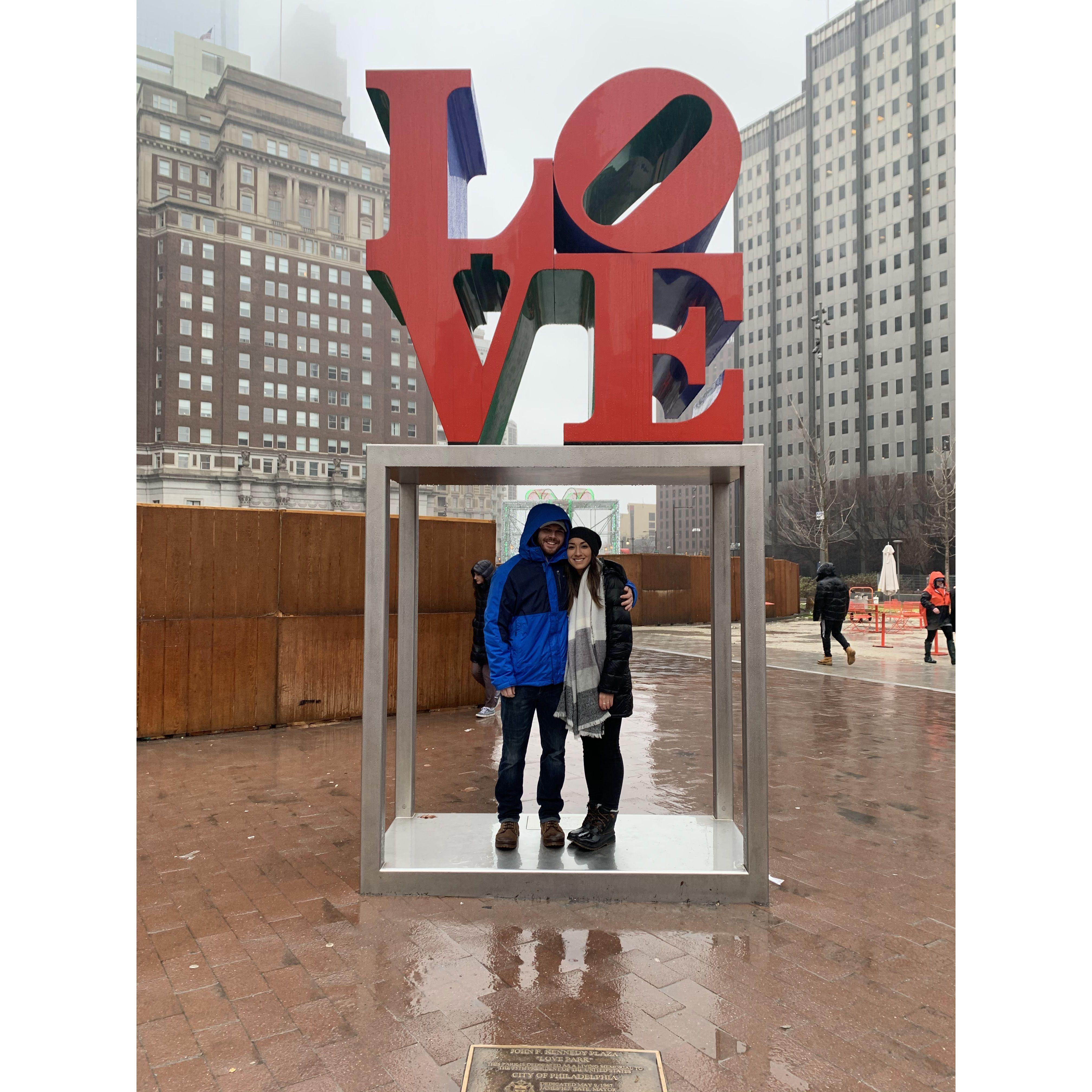 Spontaneous trip to Philidelphia for New Years December 2019