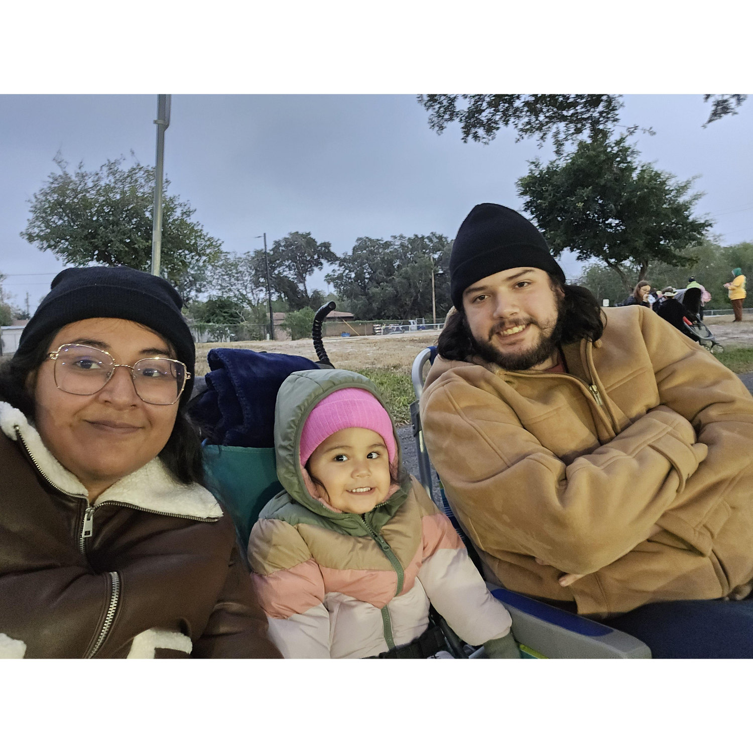 Took Victoria to see the Holiday Parade in McAllen.