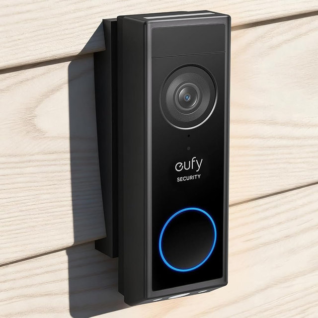 Doorbell Vinyl Siding Mount/Angle Adjustment Mount for Eufy Doorbell E340/C30/C31, Doorbell Corner Mounting Bracket Wedge Kit for Eufy Video Doorbell Camera, for 4 Inch Standard Vinyl Siding