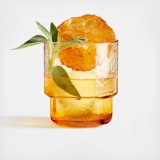 Billie Double Old Fashioned Glass, Set of 4