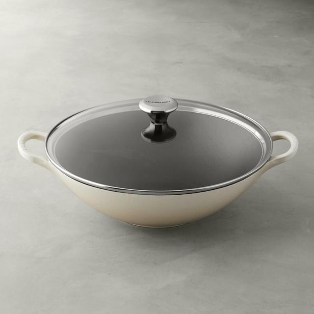Le Creuset Signature Wok 5-Qt., Meringue