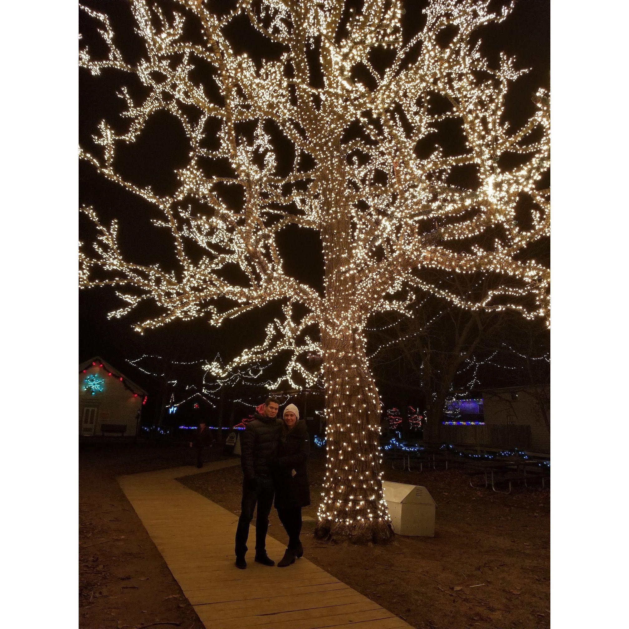 Our first Christmas together.