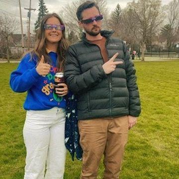 From when we watched the solar eclipse in Rochester!