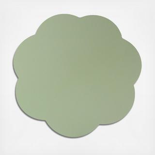 Scalloped Lacquered Placemat, Set of 4