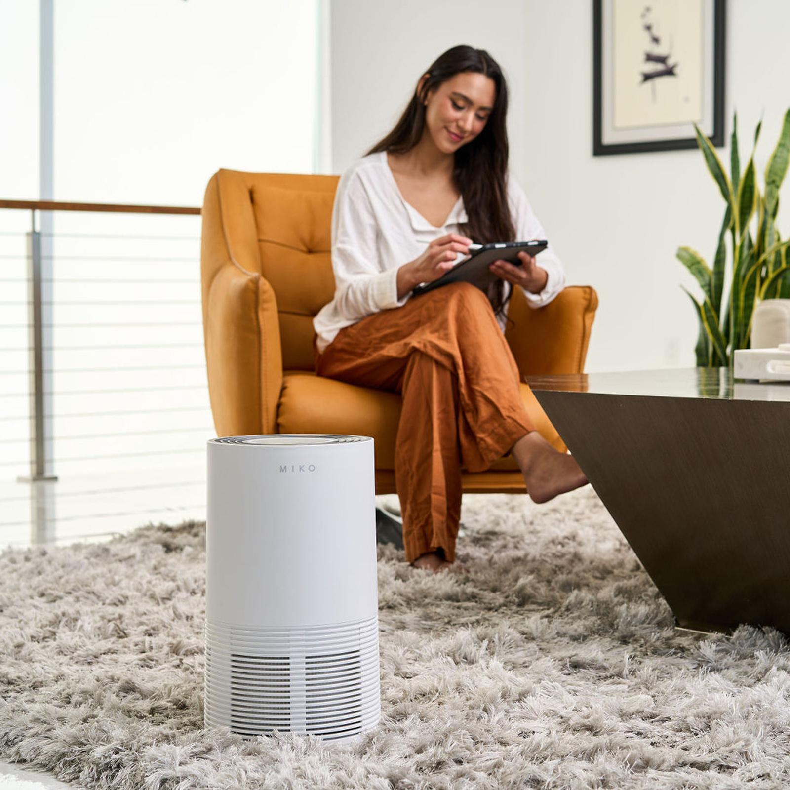 Miko, Smart Sensor Air Purifier, 970 Sqft | Zola