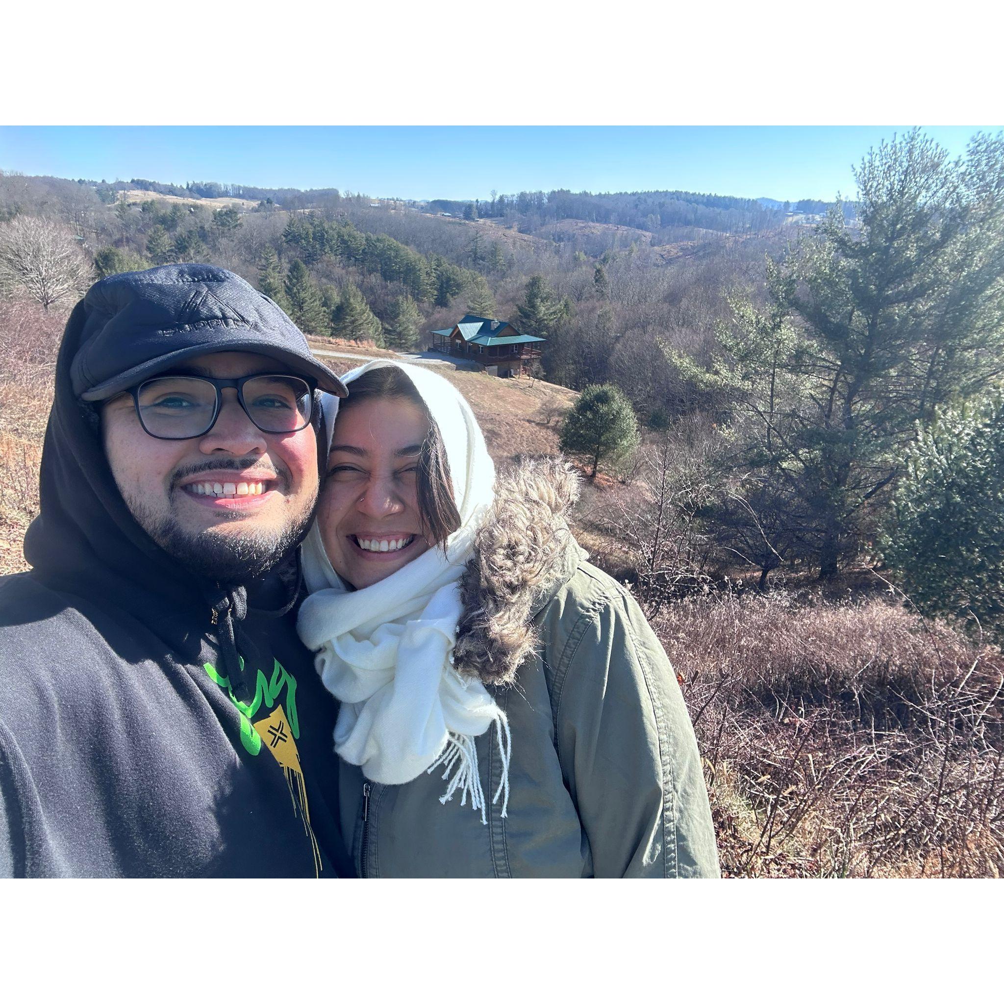 It was freezing