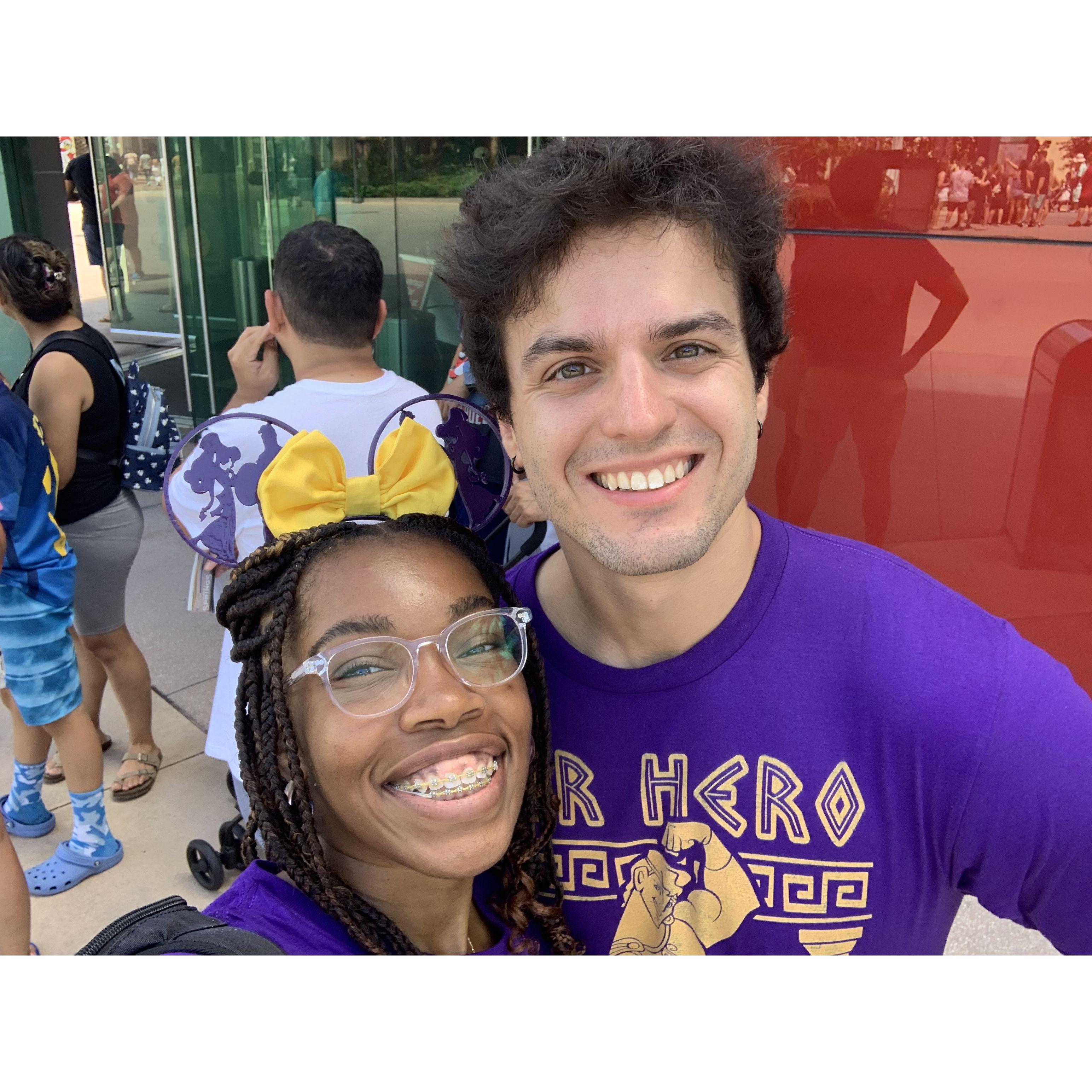 His Muse. My Hero. #familyvacation #disneyland
