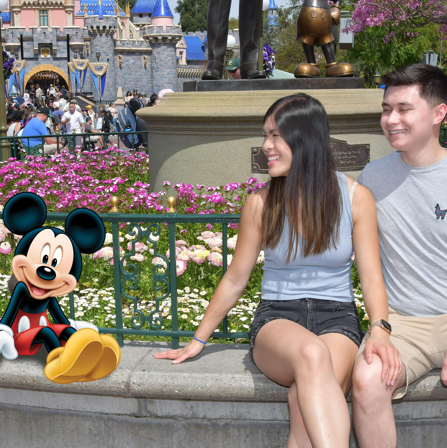 We met Mickey!
