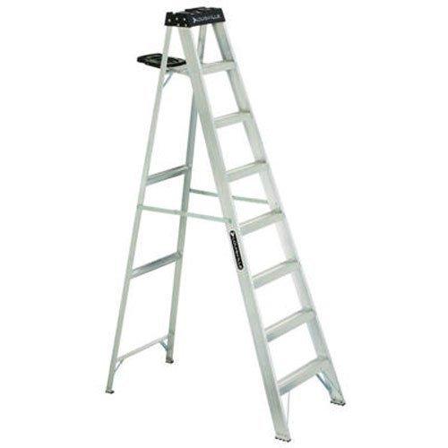 Louisville Ladder AS3008 Aluminum 8-Foot Ladder 300-Pound Duty Rating