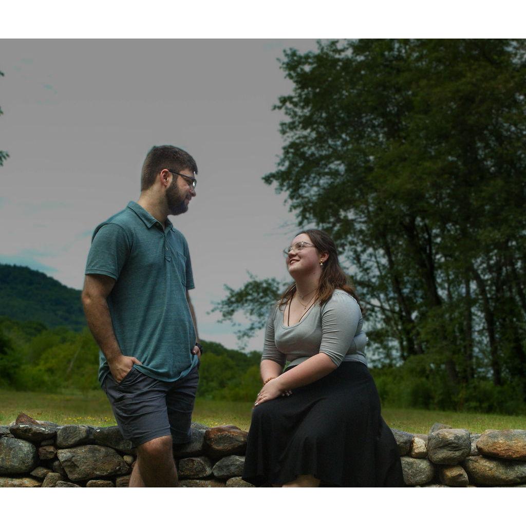 Engagement shoot on Crotched Mountain (Cooper Redmond/Antrim Photography)