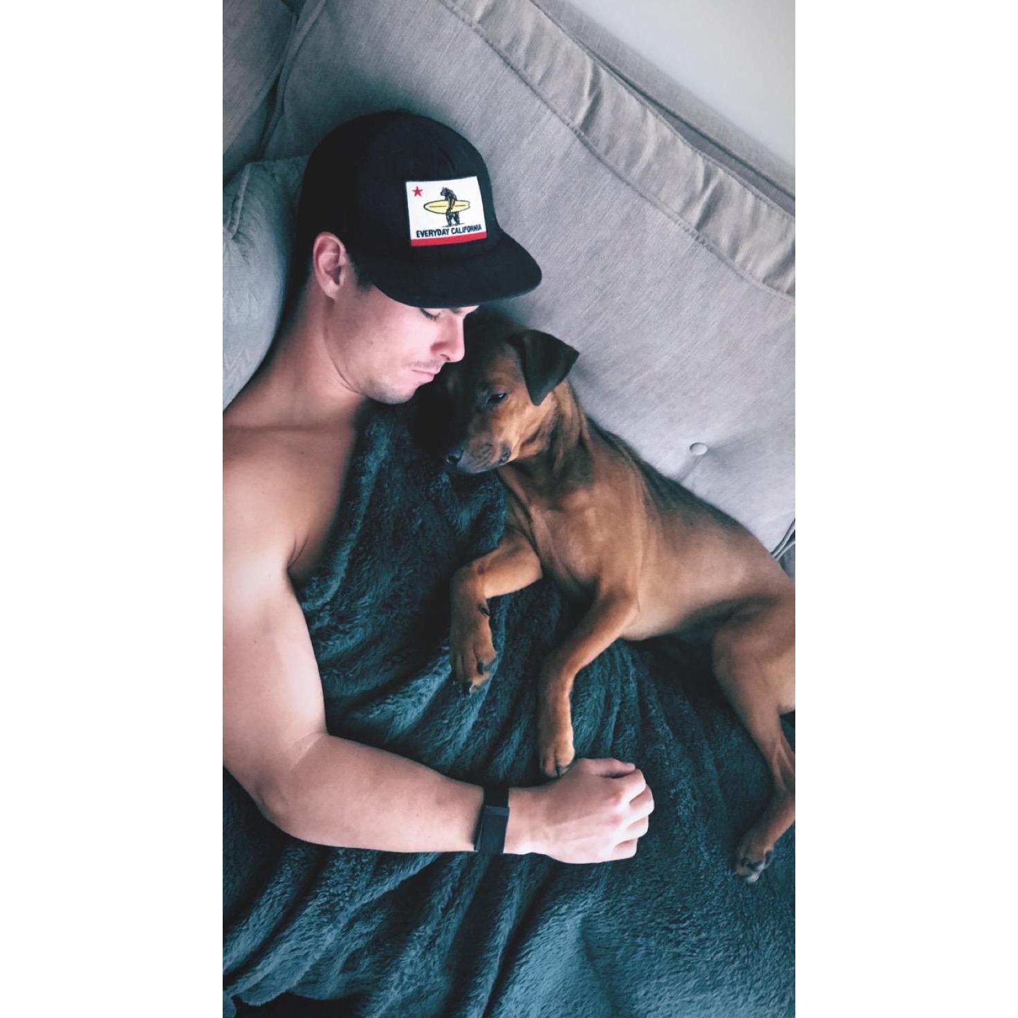 Nap times with Daddy