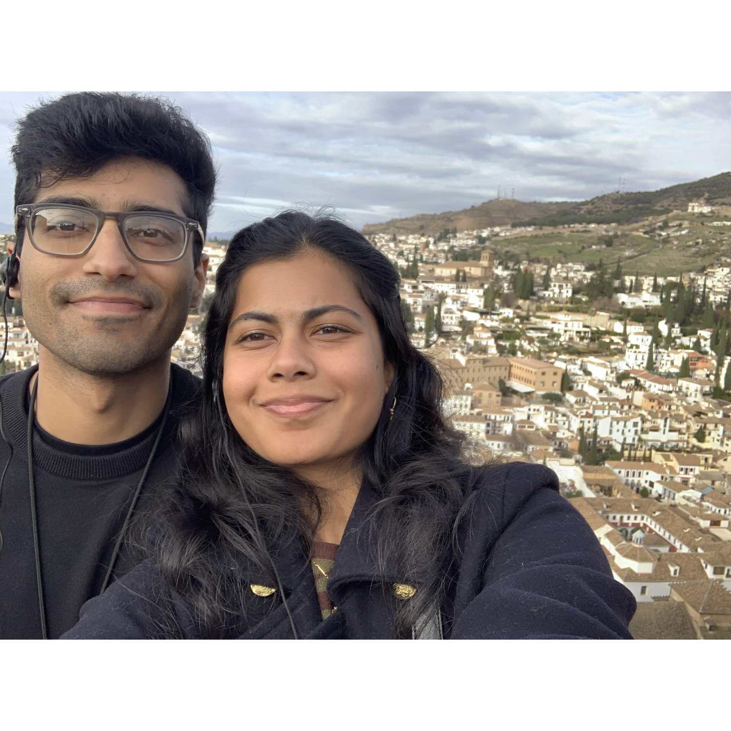 Us in Granada, Spain