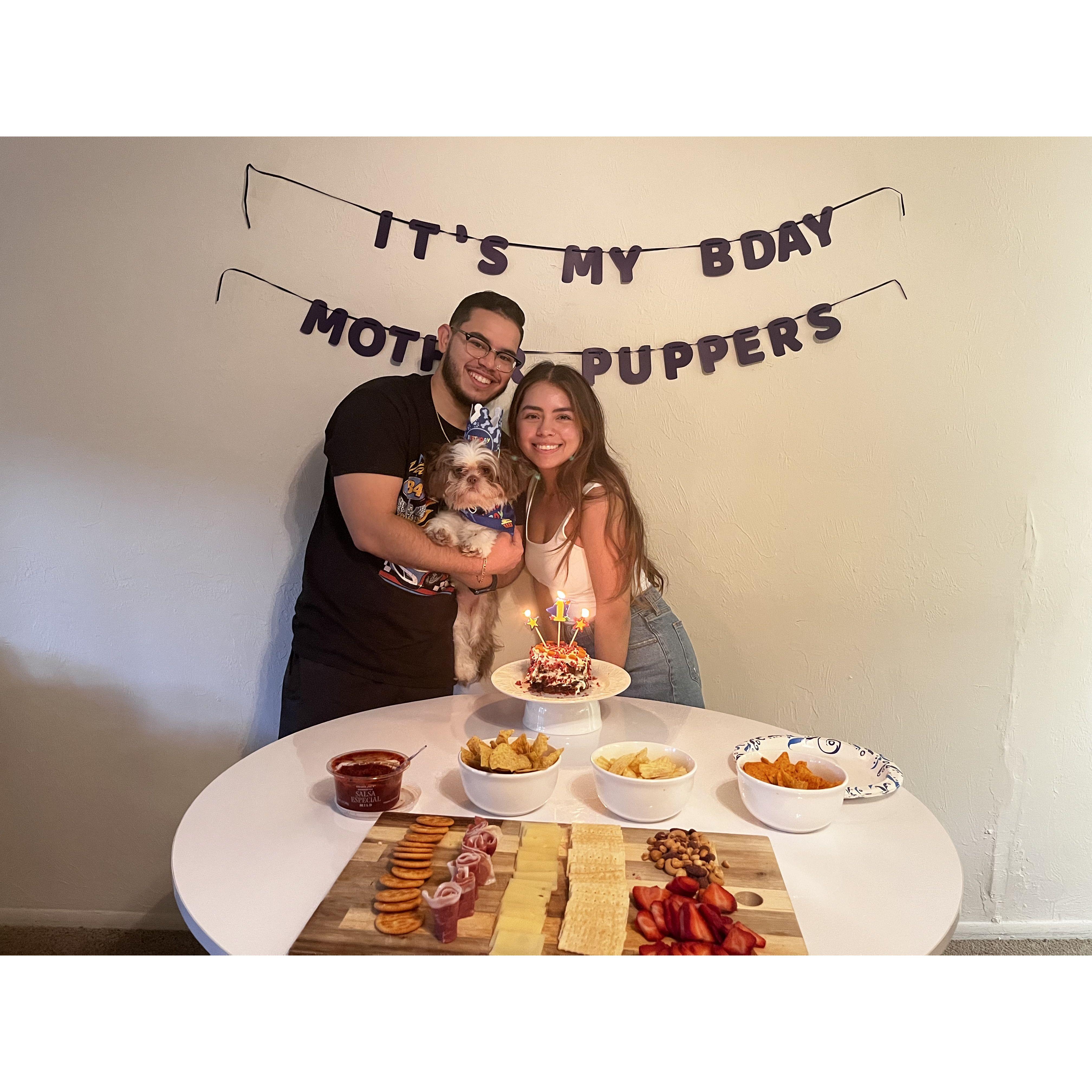 Oliver's first birthday