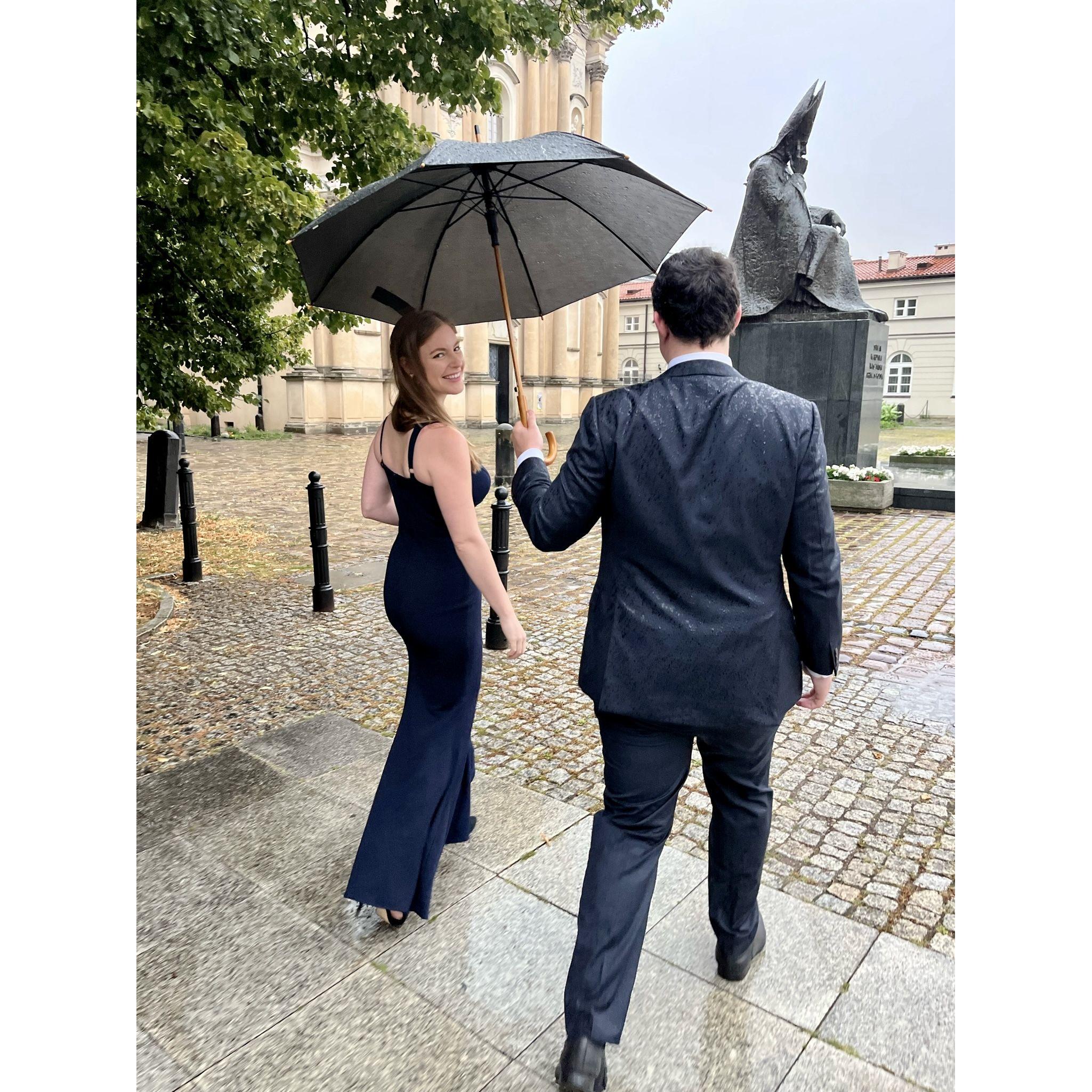 Warsaw, 2022. Ben is always a gentleman!