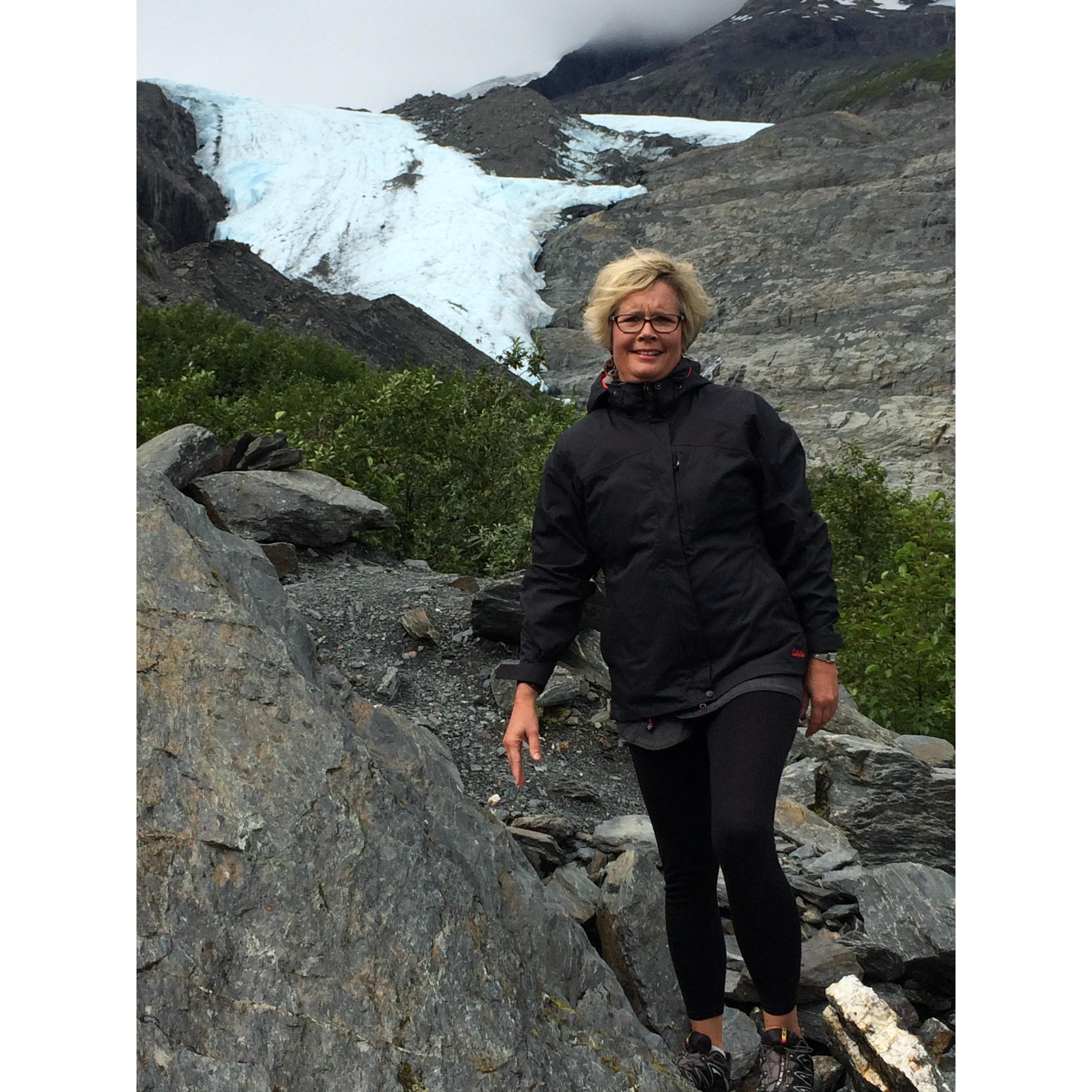 Hike up a glacier near Valdez, Alaska