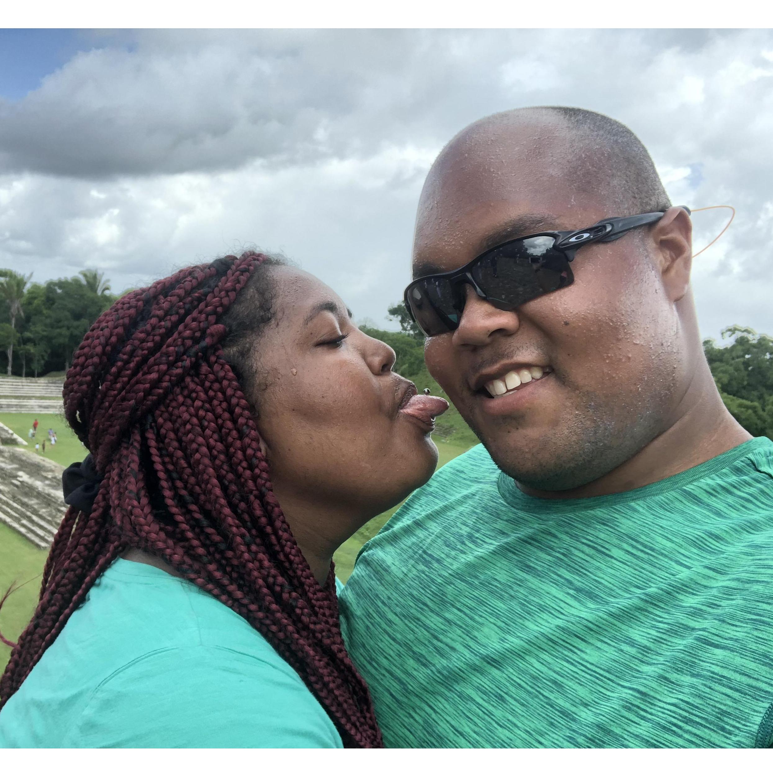 Being silly in Belize