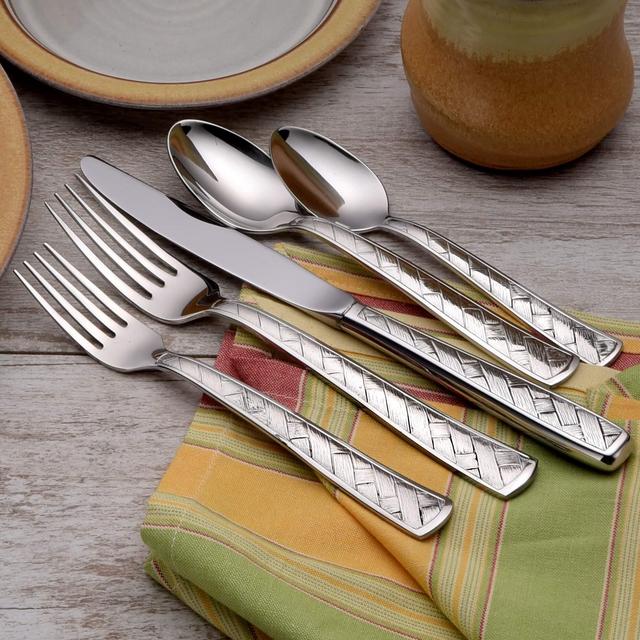Weave Flatware - 65 Piece Set - Liberty Tabletop