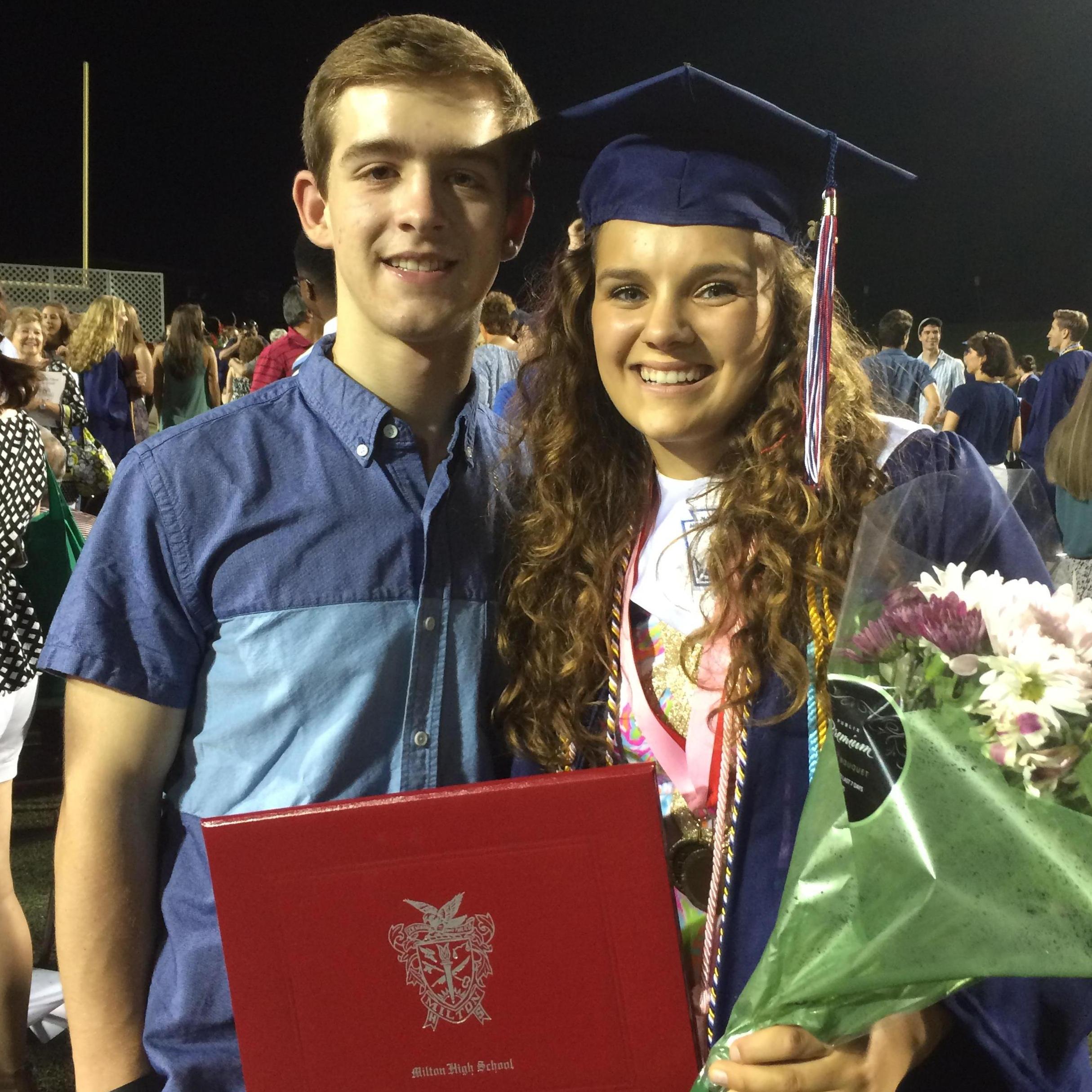 Kristin's high school graduation