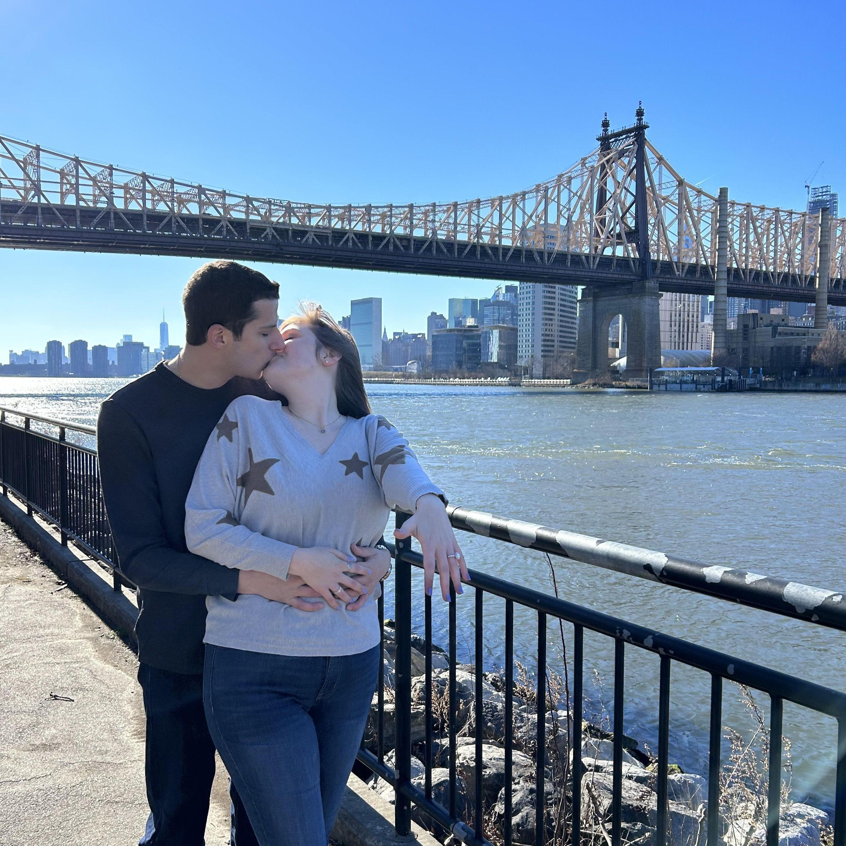 The spot where we got engaged