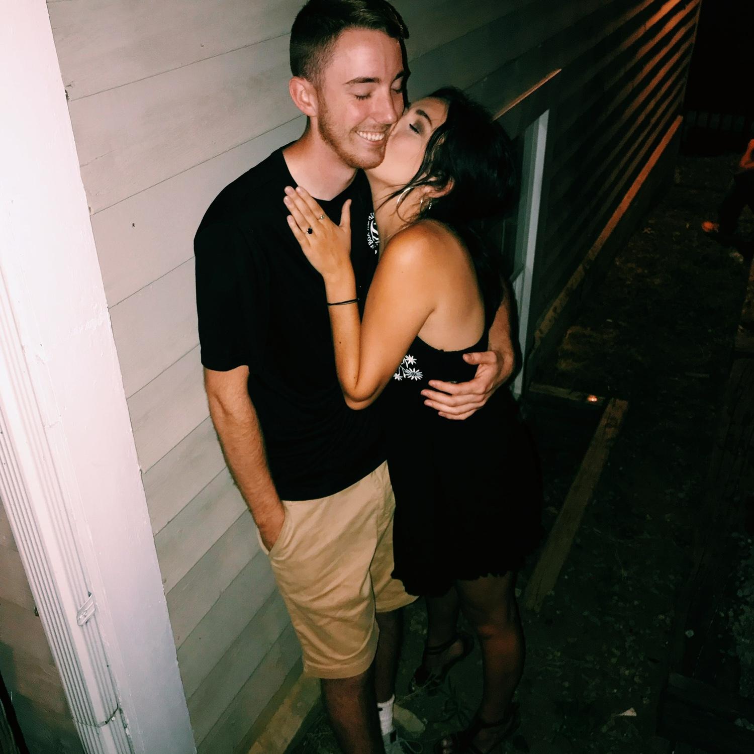 Morgan and Lucas's first picture together!