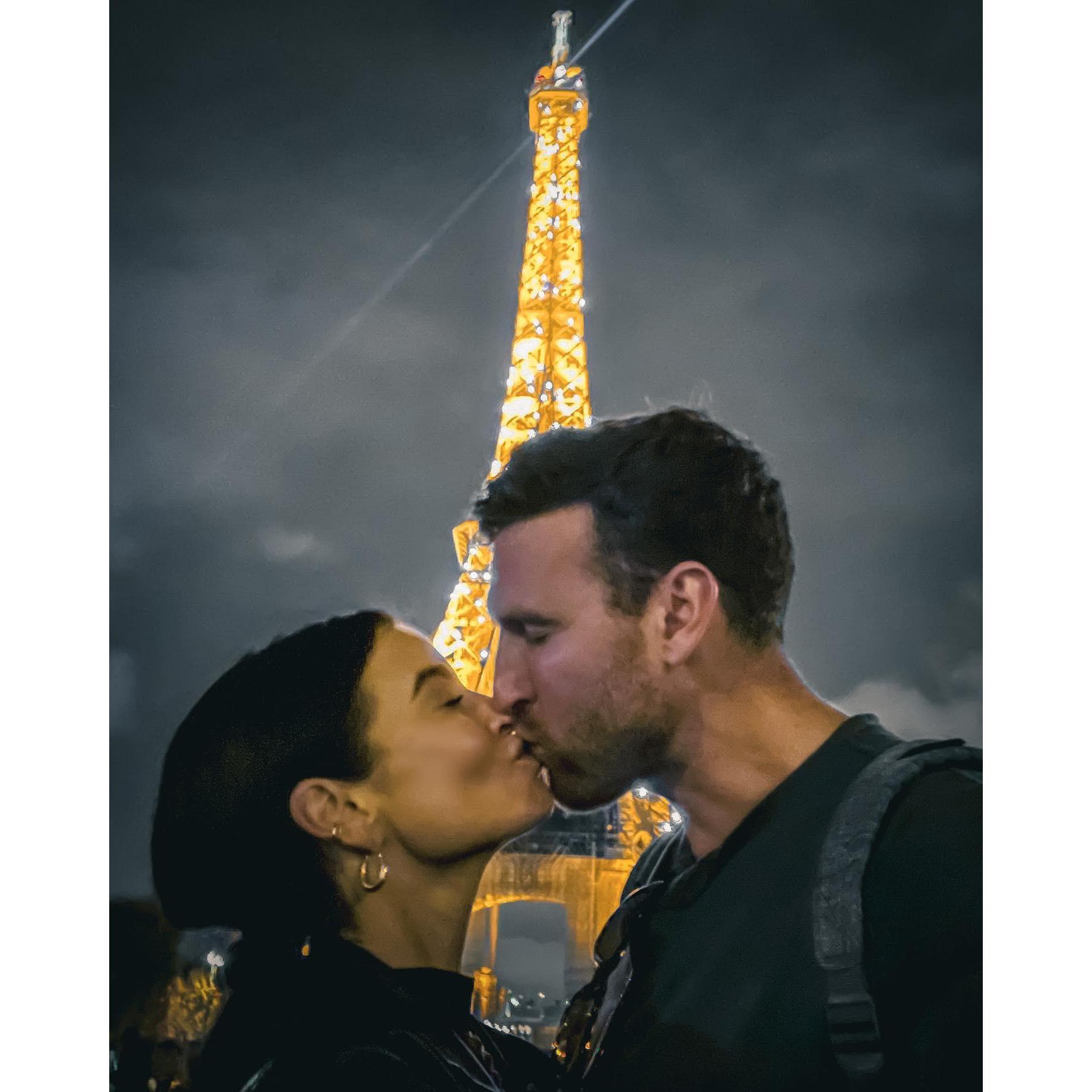 Eiffel Tour at Night - Paris, France
