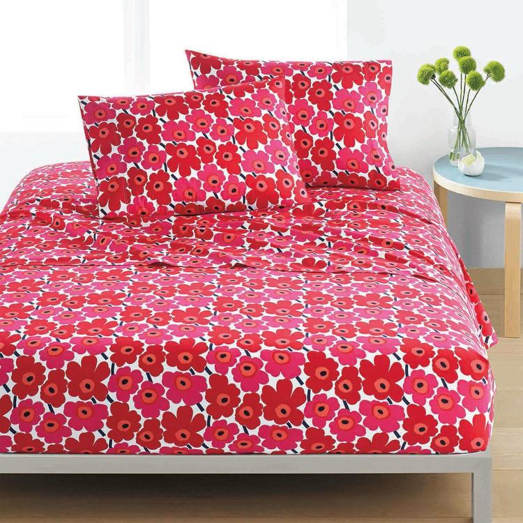 Marimekko, Mini Unikko 4-Piece Sheet Set | Zola