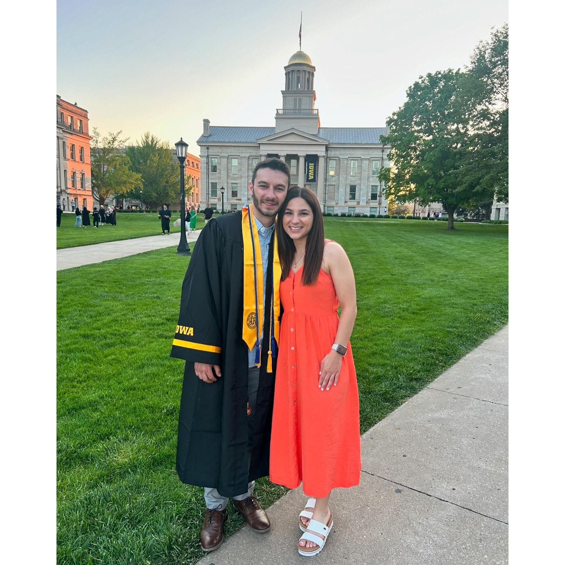 Kyle's College Graduation from the University of Iowa, Tippie College of Business