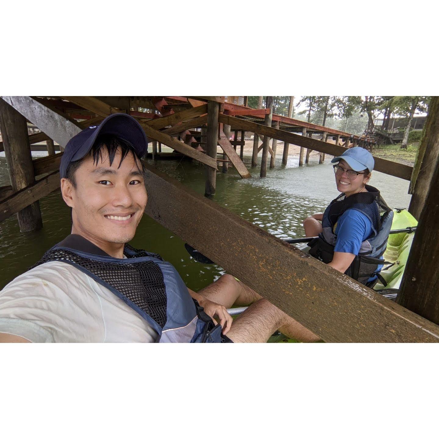 My first trip to Louisiana was a wild one where we got caught in a thunderstorm while kayaking