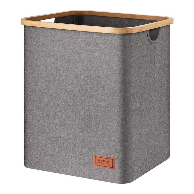 Laundry Basket Collapsible Laundry Hamper - Laundry Hamper with Handles for Bedroom Closet Storage, Sturdy Folding Laundry Basket for Clothing Organization(82L)