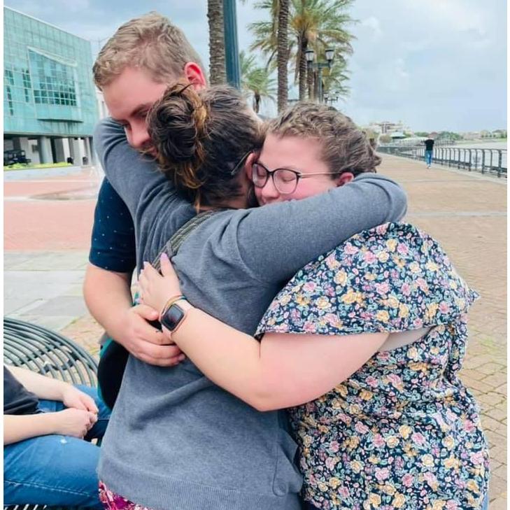 So much love here with Korah's mom!