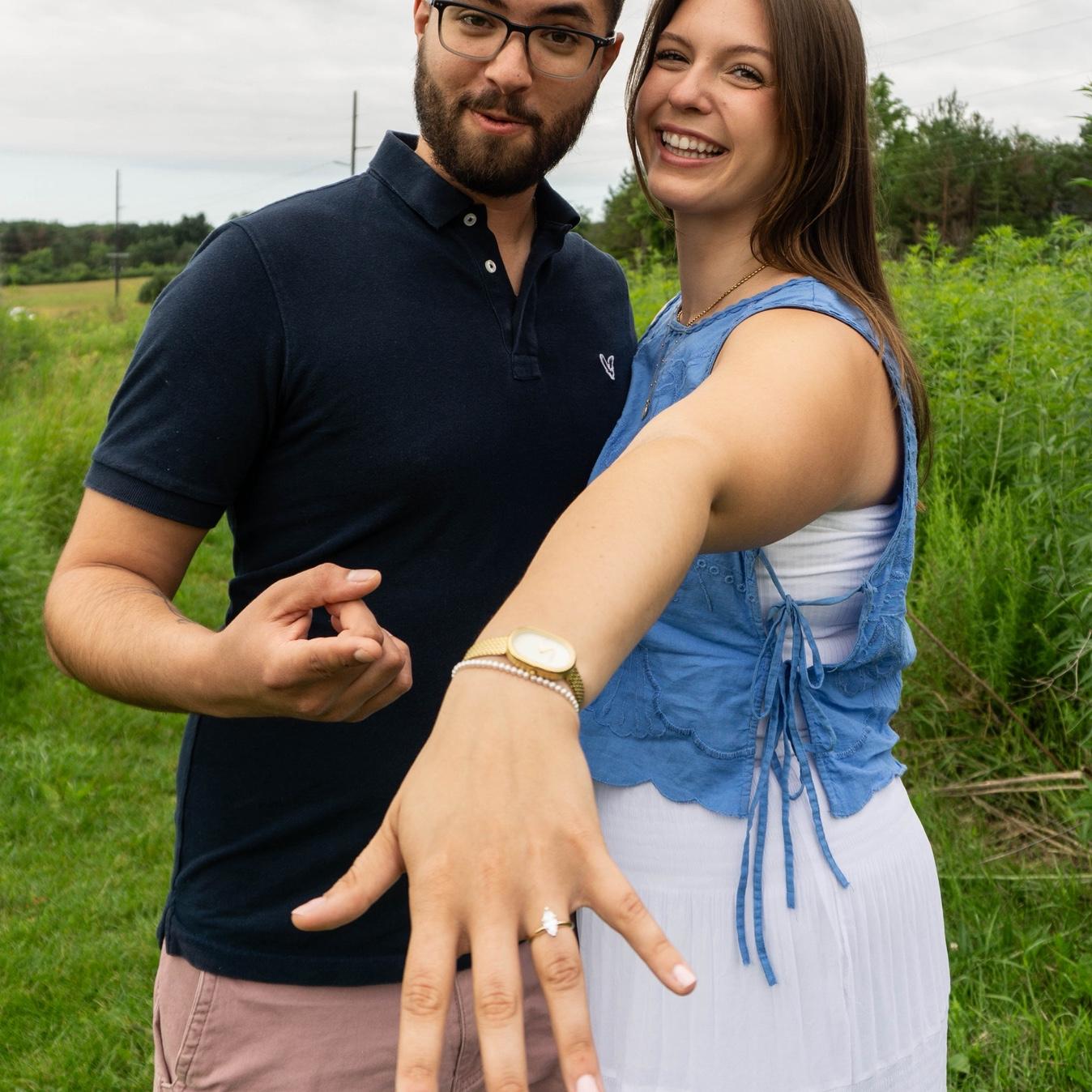 The day she said yes!