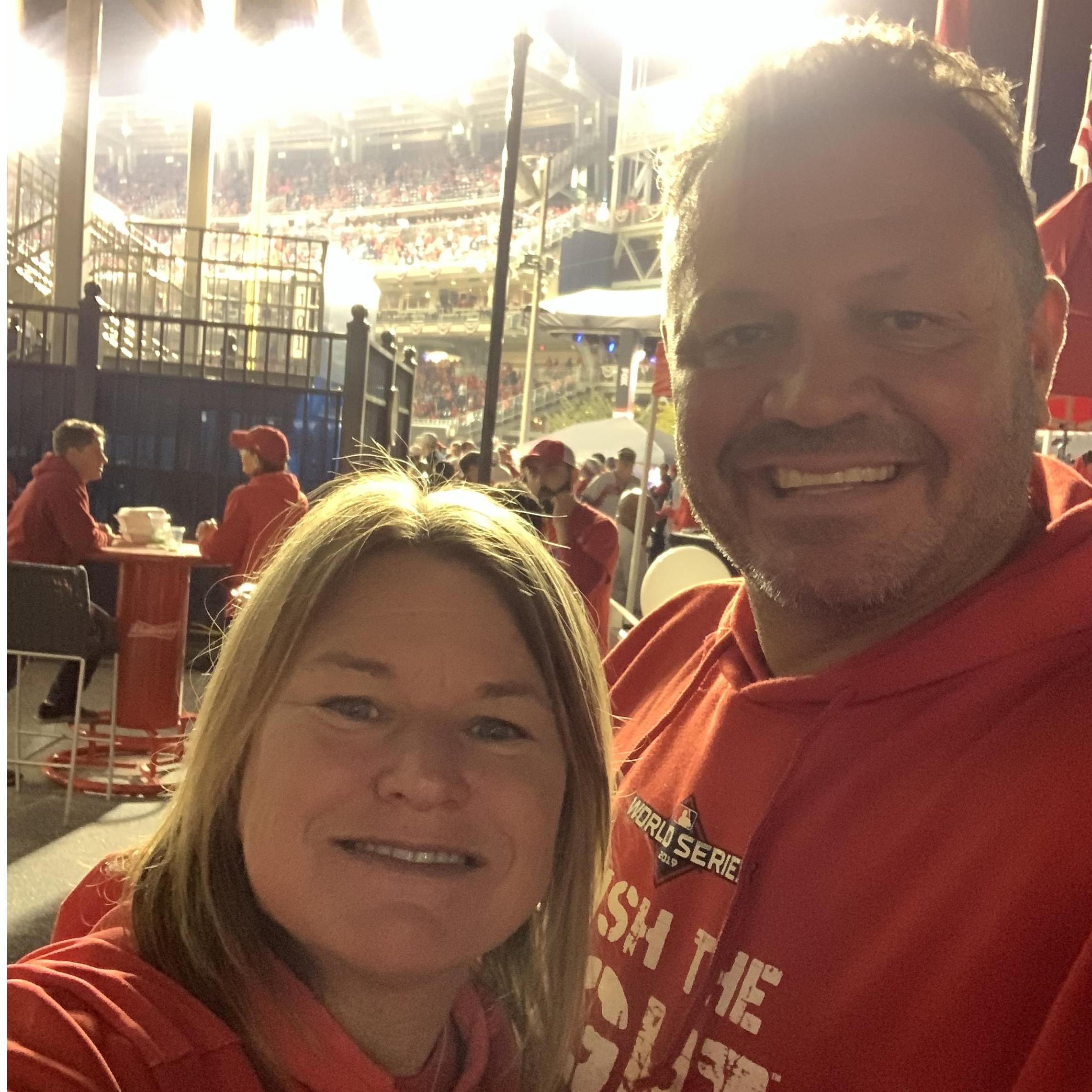 Attending the 2019 World Series games 3, 4, and 5. Washington Nationals vs. Houston Astros.  #Finishthefight #Fightfinished