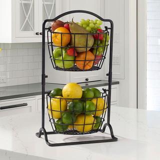 Gourmet Basics Harbor 2-Tier Basket