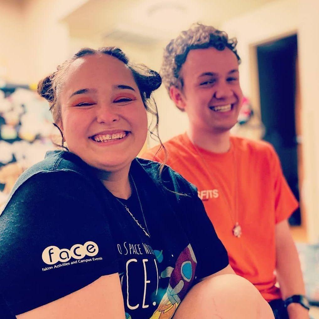 Our first picture as a couple.
