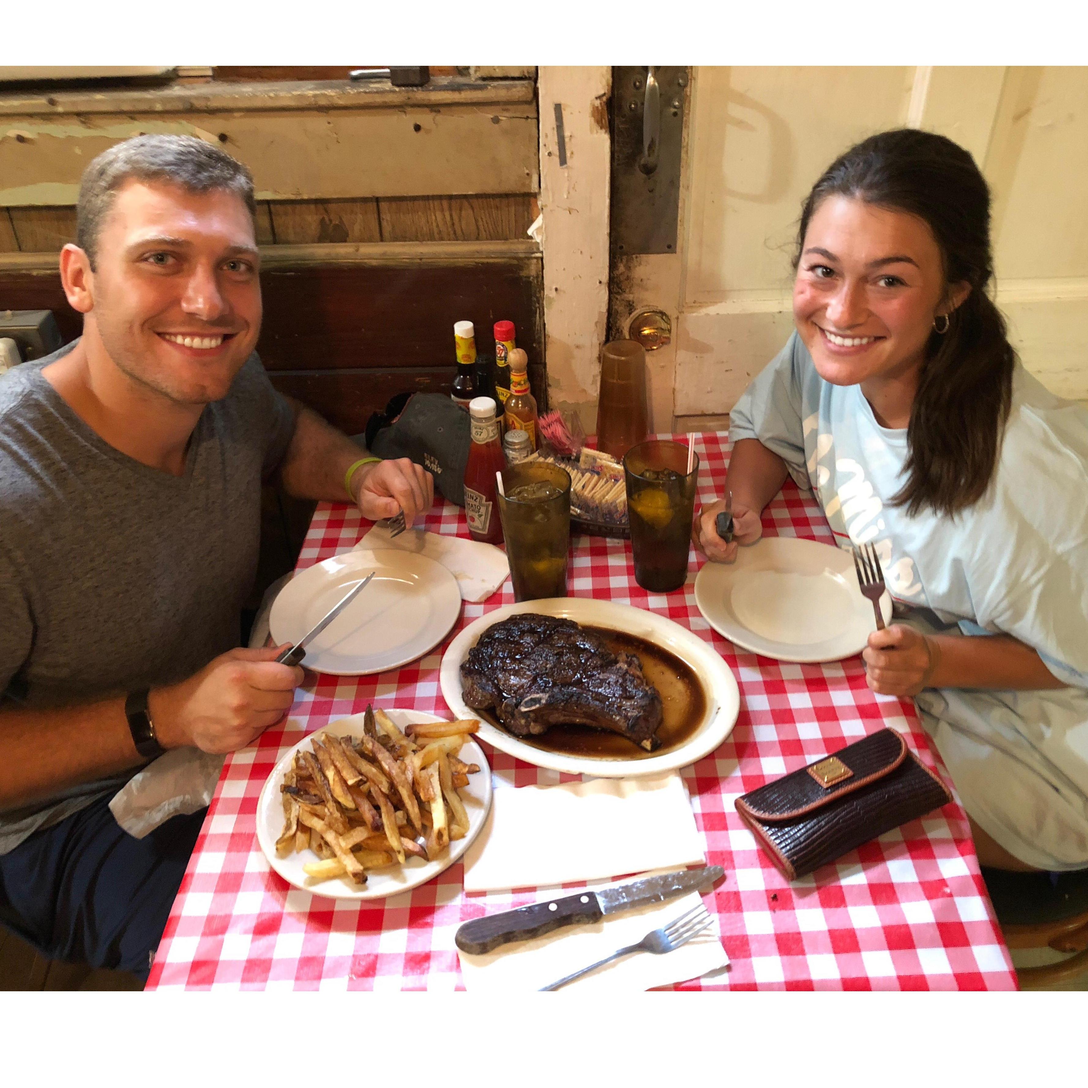 Doe's Eatery, July 2018- We lived together in Oxford, MS for a summer. We explored southern food and the MS delta will always hold a special place in our hearts!