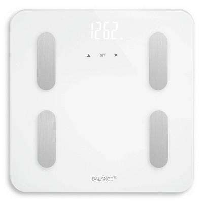 Balance Body Composition Glass/Plastic Personal Scale White - Greater Goods