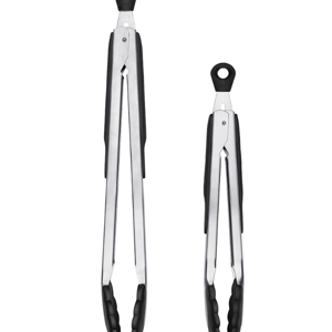 OXO Good Grips 2-Piece Tongs with Nylon Heads Set
