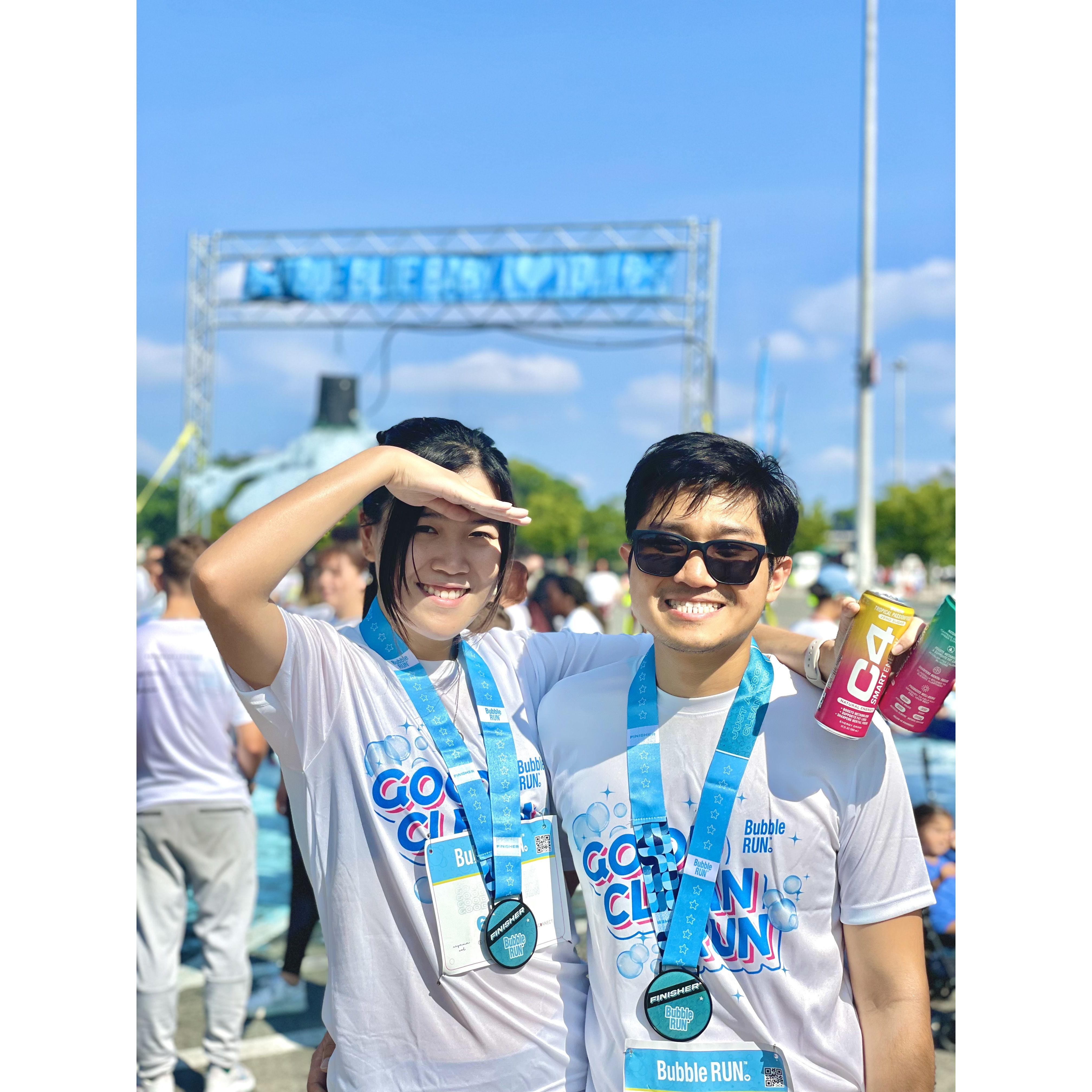 [2023-08] Completing a bubble run with ease -insert upside down smiley face-