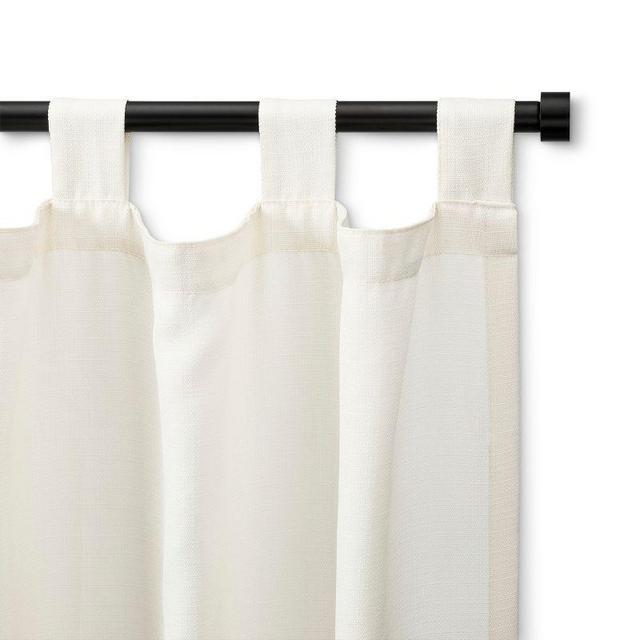 36"-66" Curtain Rod - Matte Black