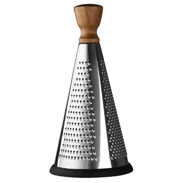 Luxshiny Restaurant Cheese Grater Cone Grater Veggie Chopper Vegetable Stainless Steel Sturdy Cheese Grater
