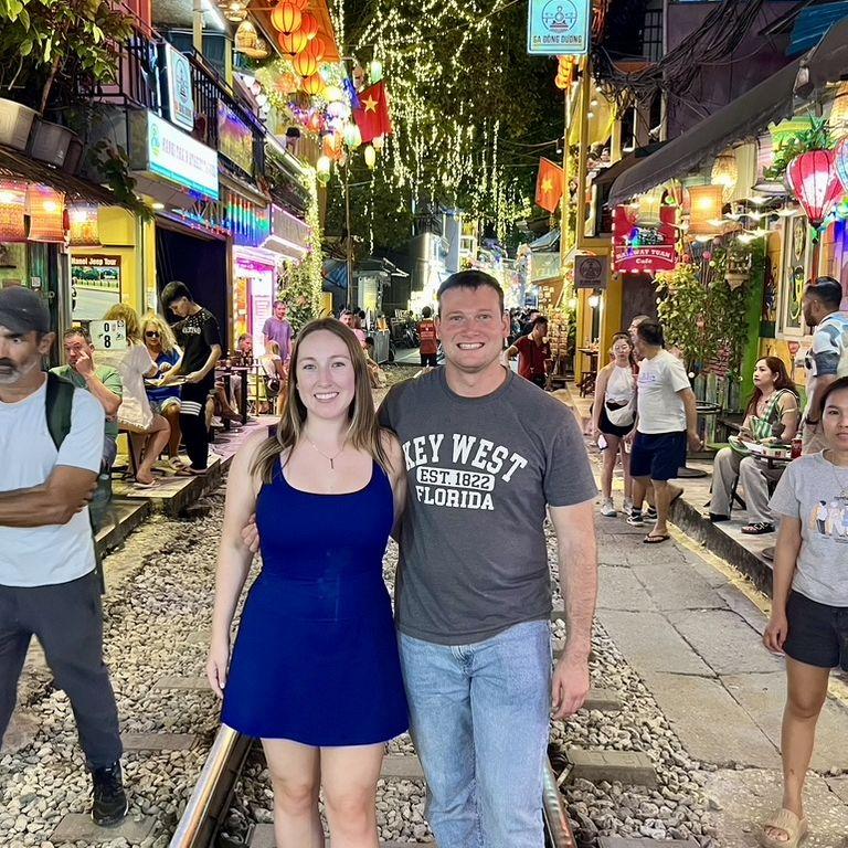 Train Street, Hanoi, Vietnam