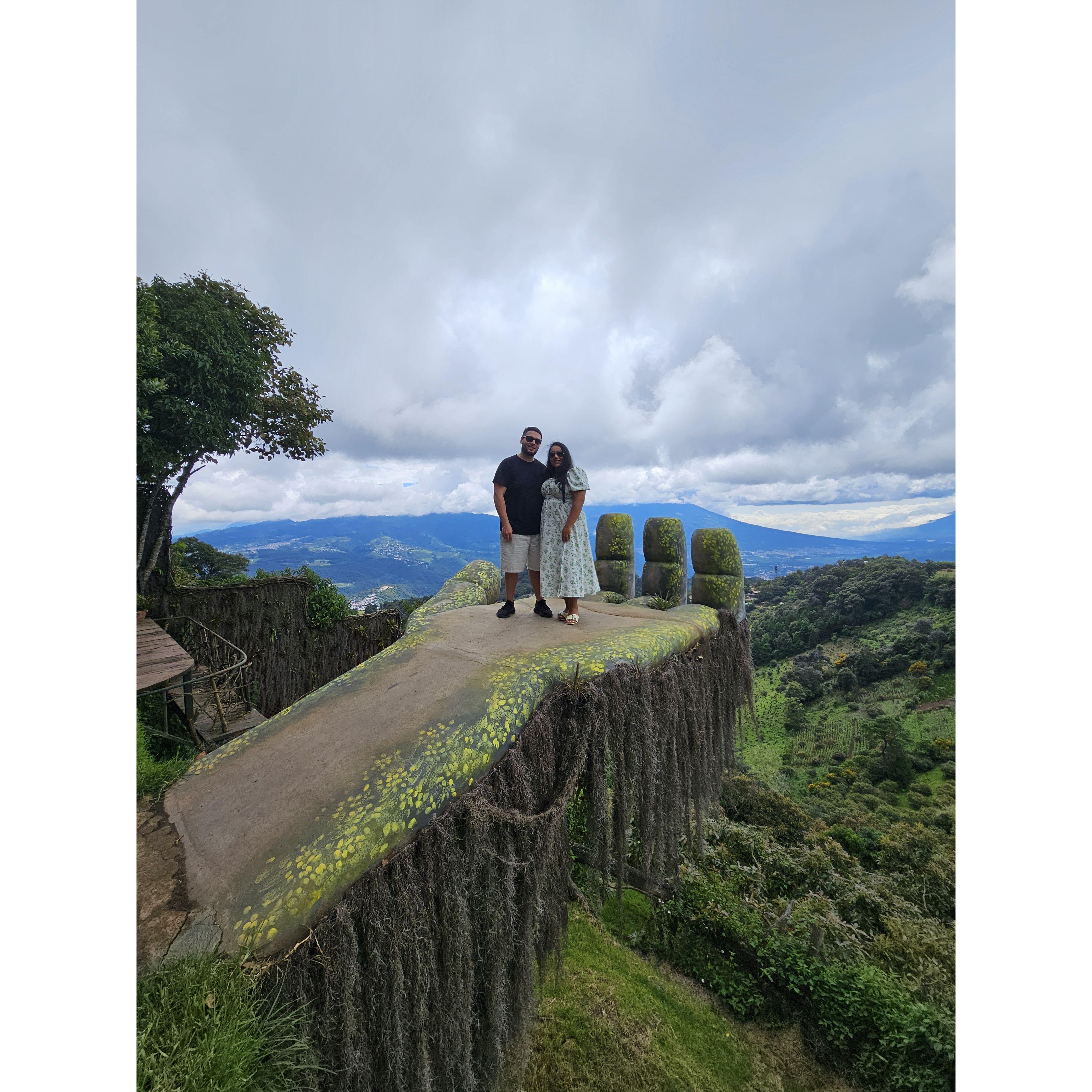 Straight out of Middle-earth, high above Guatemala 🌋🏡✨